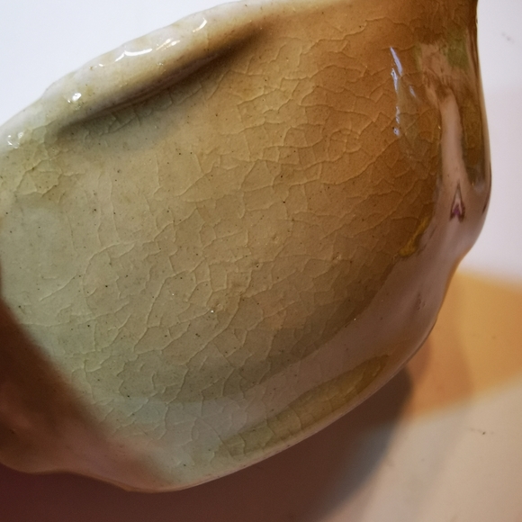 Vintage Pottery Double Spout Gravy Boat - Picture 16 of 16